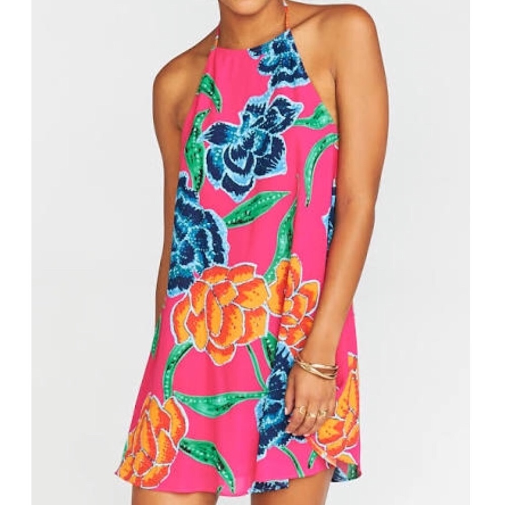 Show Me Your Mumu Katy Halter Floral Dress